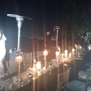 Outdoor birthday party