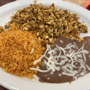 Chorizo and eggs