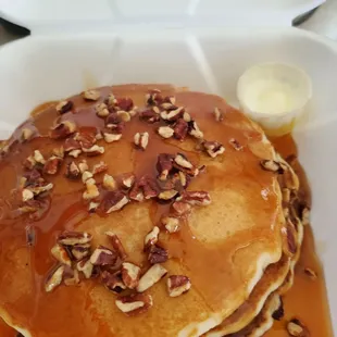 Carmel Pecan Pancakes