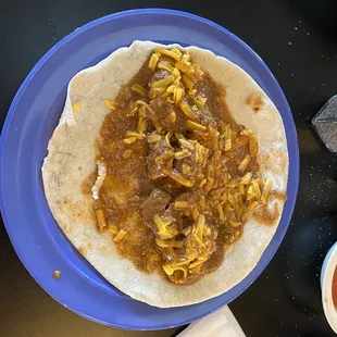 a plate of food