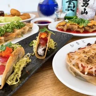 A wide variety of a la carte dishes