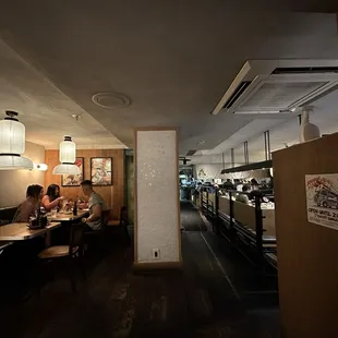 Indoor dining area