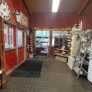 the inside of a store