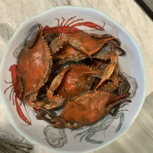 Perfectly boiled crabs (my fav)!