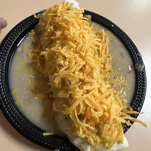 Chile Relleno Burrito Smothered w/ Cheese