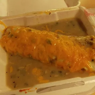 Beef and bean smothered.