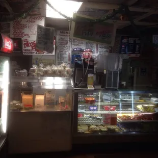 The front counter.
