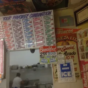 Menu.