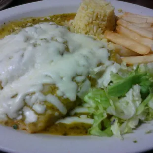 Shrimp Enchiladas ! Yum !! :)