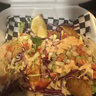Tacos de pescado