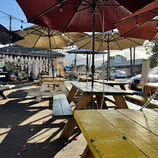 Open and breezy seating...