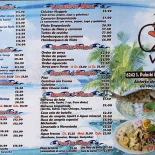 Menu Front