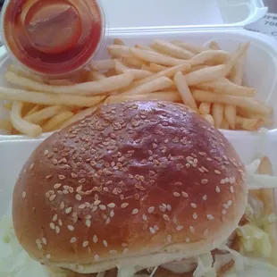 Hamburguesa de camarón