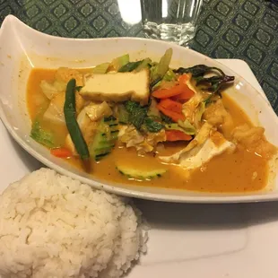 Panang Curry with Tofu