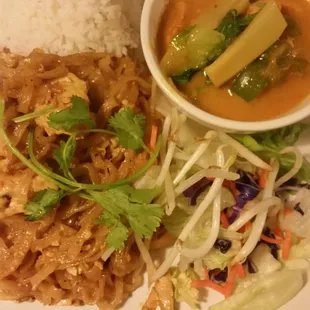 Pad Thai and Red Curry Combo #1