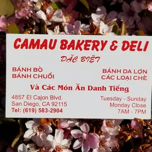 Camau Bakery Deli