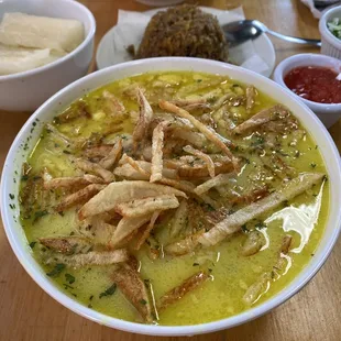 Sopa de mani. Peanut soup