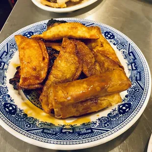 Sampler Platter; be warned it's all fried goodness