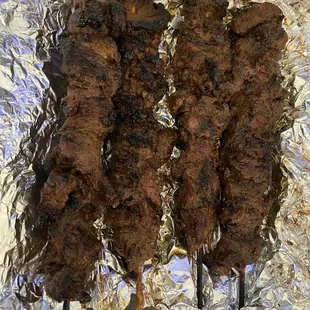 Beef on the sticks
