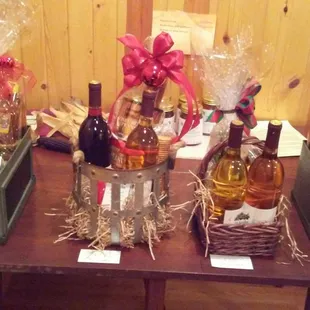 Gift baskets for sale . . .
