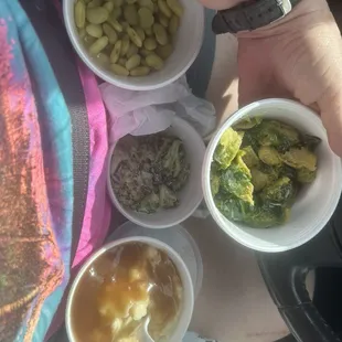 Veggie plate to go
