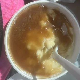 Yum real mashed taters