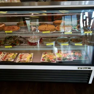a display of food