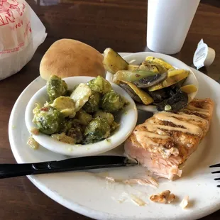 a plate of food