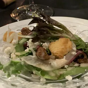 Mixed greens and friends