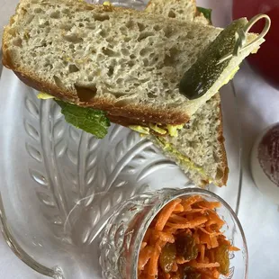Curried Egg Salad Sandwich
