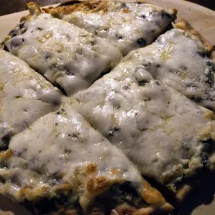 Spinach and Artichoke Pizza