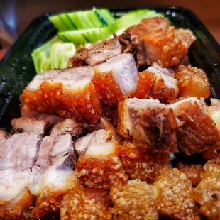 Crispy pork belly ($13)