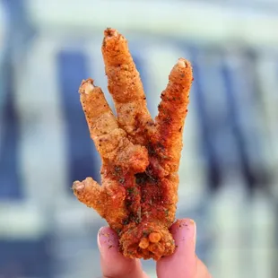 Fried chicken feet