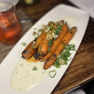 HOT HONEY BBQ CARROTS