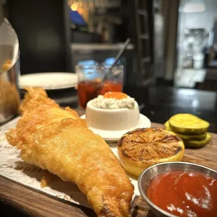 The Camden fish &amp; chips is always perfect and authentic