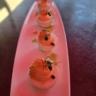 Perfect deviled eggs