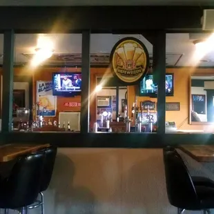 The wing shack from the dining area