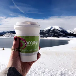 Happy Winter.  Come in for a warm espresso drink.