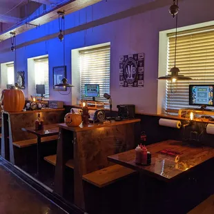 the interior of the restaurant