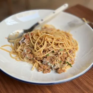 Spaghetti Bolognese a la Japanese