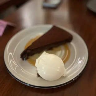 Chocolate soufflé tart