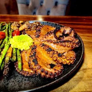 Grilled octopus