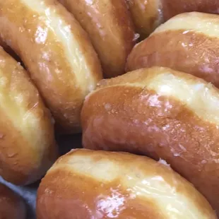 Hot glazed donuts