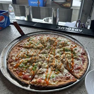 Buffalo Chicken Pizza Gluten Free