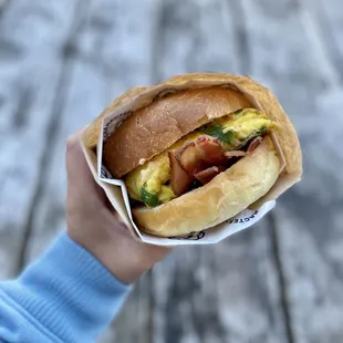 Bacon Breakfast sandwich