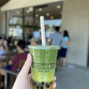 Mango Matcha Boba - @rayz