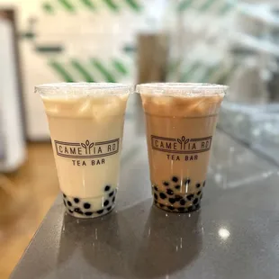 Jasmine Oat Milk Tea &amp; Scottish Caramel