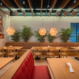 interior, sushi and sashimi