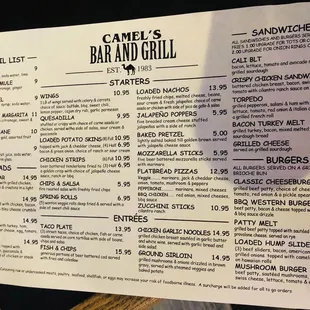 Food Menu