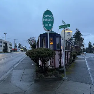 Located on this corner - No Parking